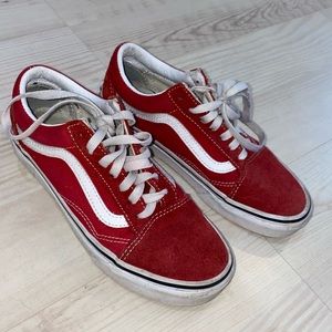 women’s 5.5 red vans